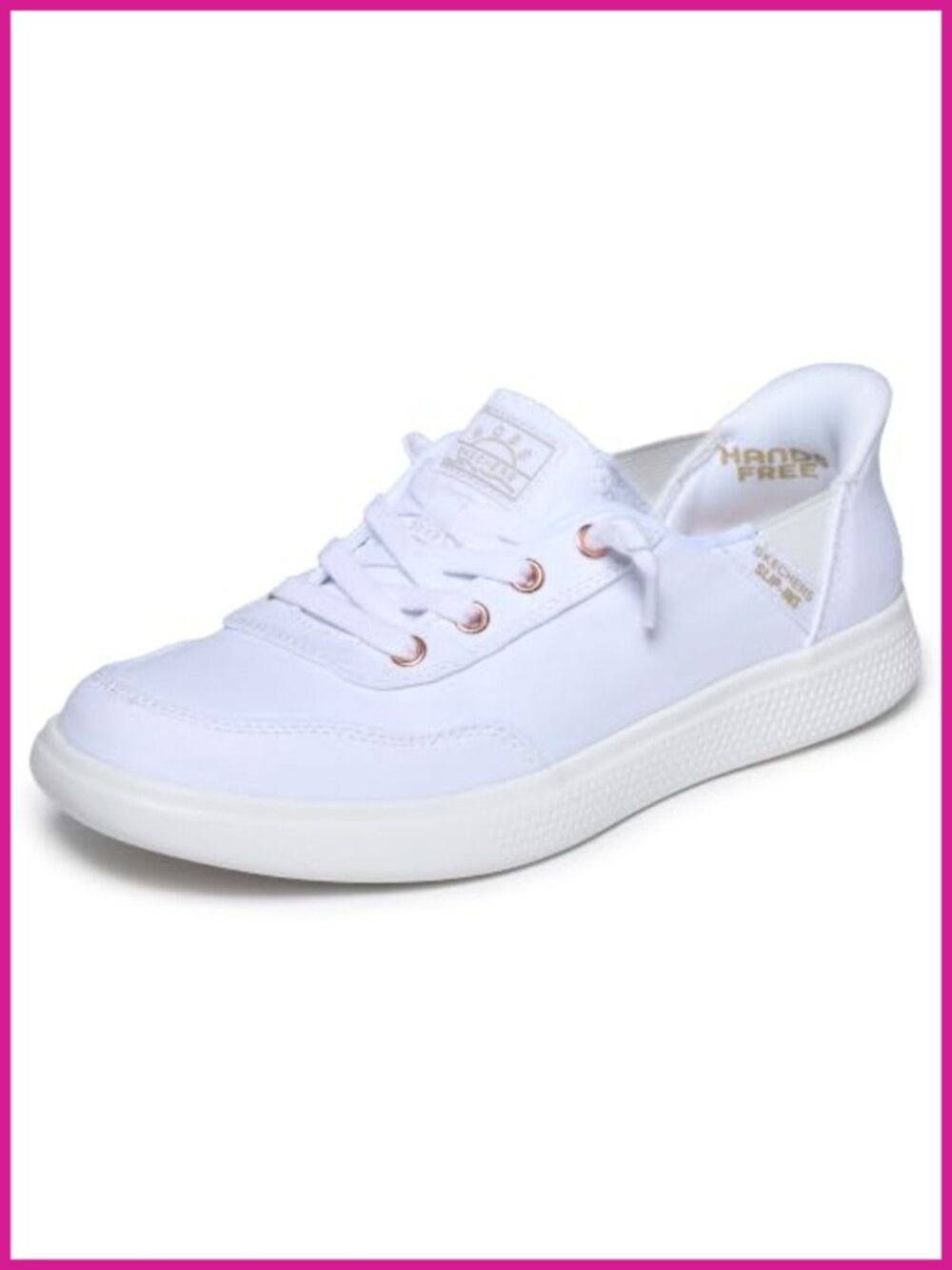 Slip-On Sneakers Memory Foam Vegan Canvas Comfort
